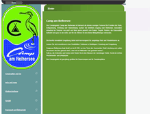Tablet Screenshot of camping-camp-am-reihersee.de